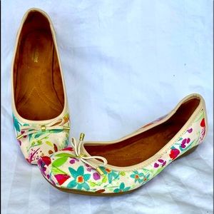 Naturalizer floral comfort ballet flats Sz 8.5